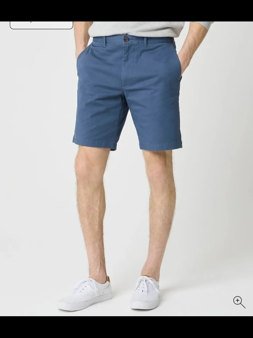 J. Crew Slate Blue Flat-Front Men's Shorts